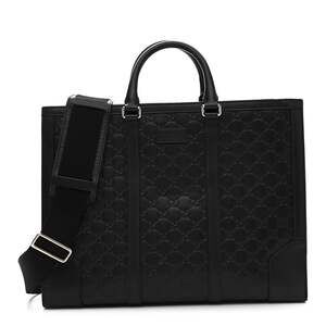 Guccissima Signature Briefcase Black #238413G13B